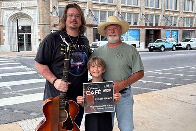 Phillip Nance performing live