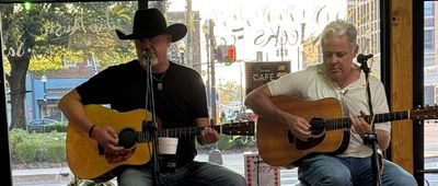 Gary Preston and Monty Tipps performing live